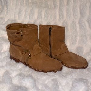 Michael kors suede booties